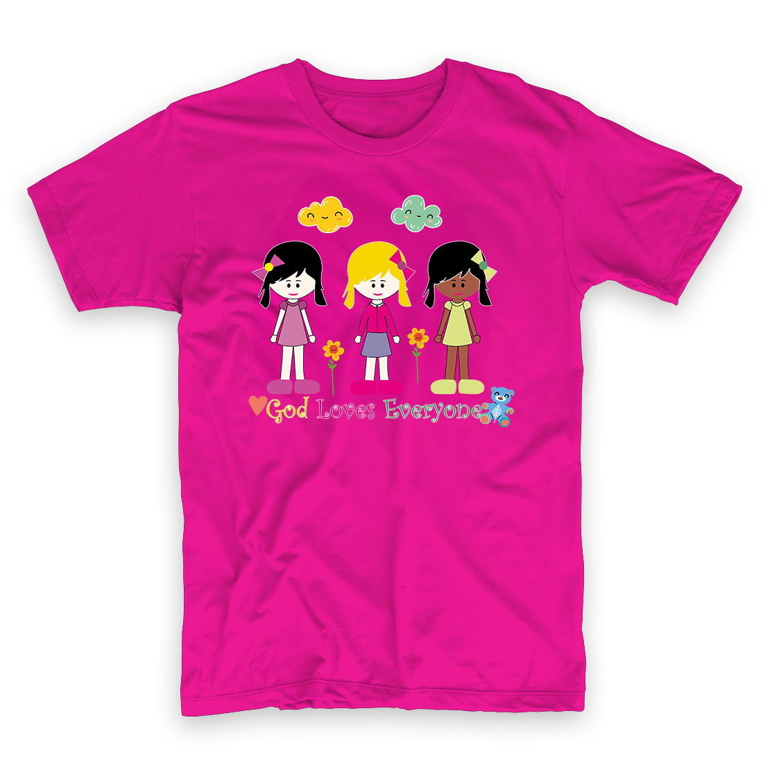 T-shirt Kids Girls God