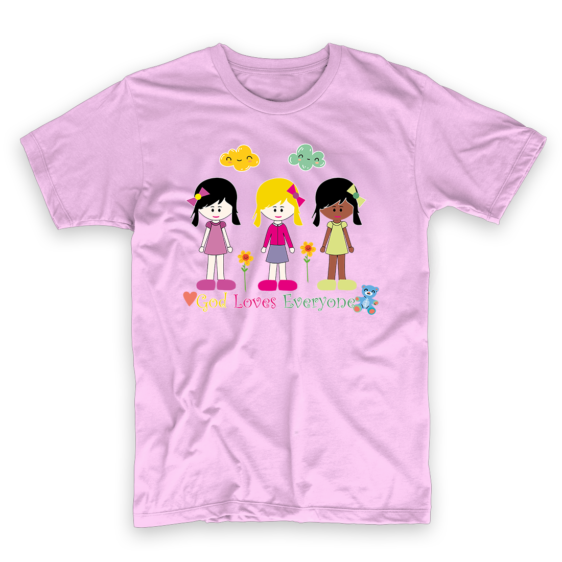 T-shirt Kids Girls God