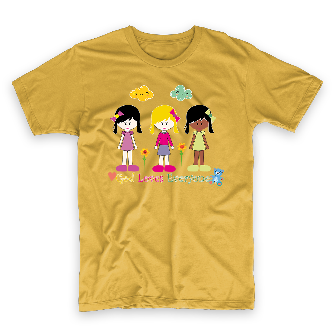 T-shirt Kids Girls God